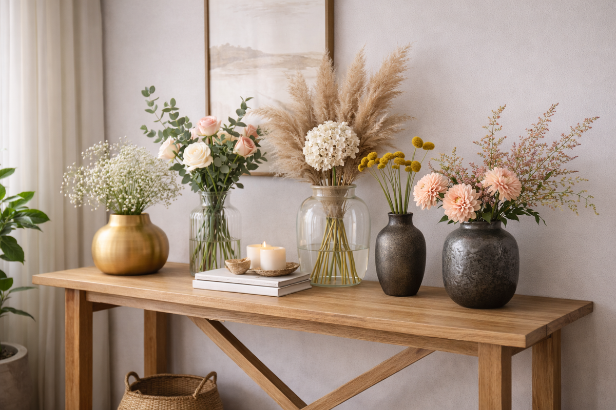 Vases & Decorative Flowers