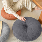 Soft Thickened Fabric Round Cushion - Set of 2