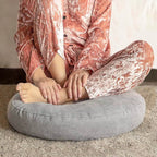 Soft Thickened Fabric Round Cushion - Set of 2