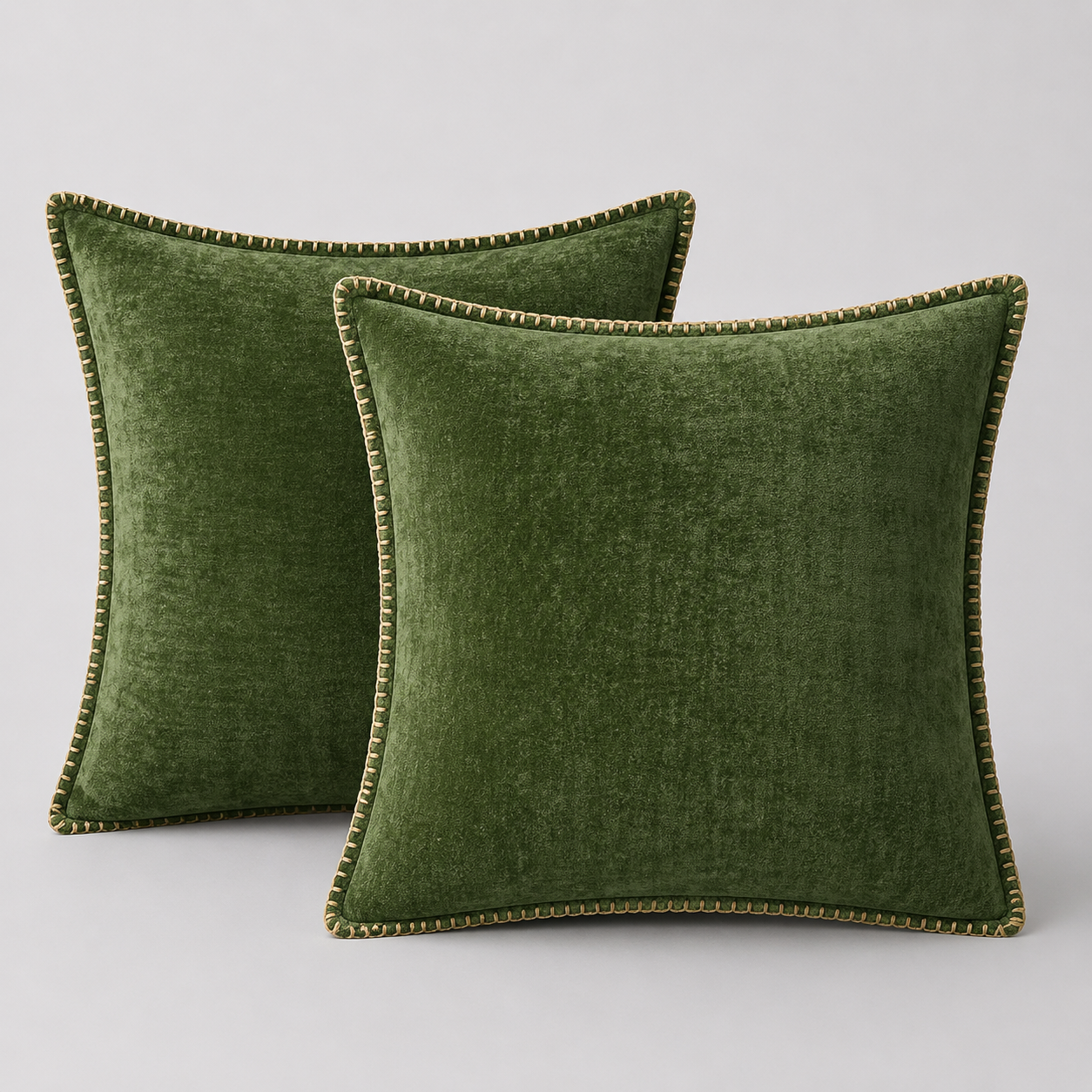 Soft Chenille Cushion Cover - Set of 2
