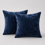 Solid Velvet Cushion Cover - Set of 2