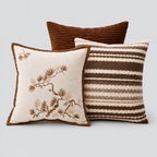 Embroidered Cotton Cushion Cover - Set of 4
