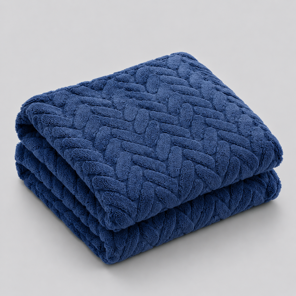 Thick Plush Fleece Throw Blanket