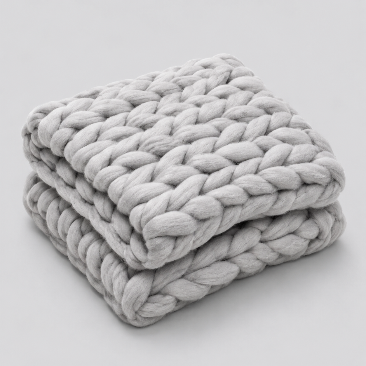 Handwoven Wool Knitted Blanket
