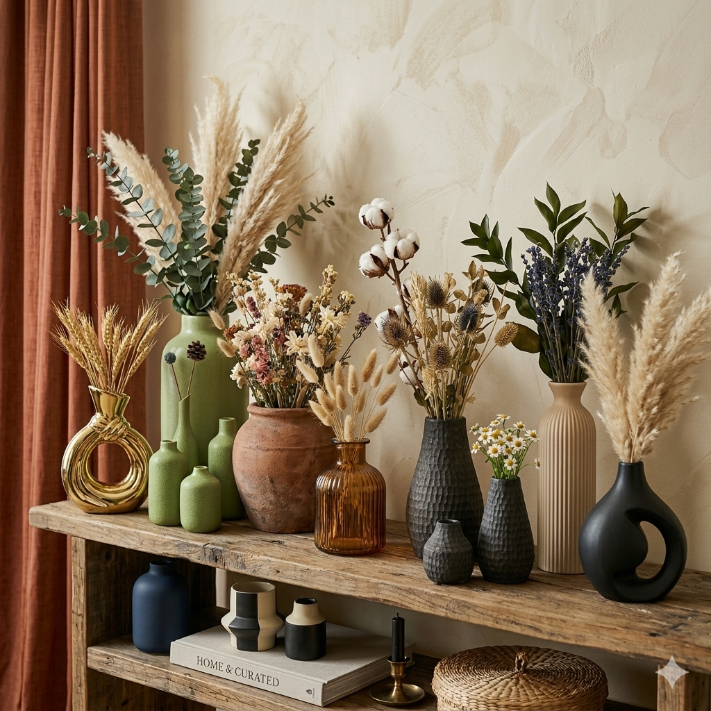 Vases & Decorative Flowers