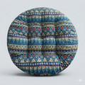 Boho Print Cotton Round Pillow - Set of 2
