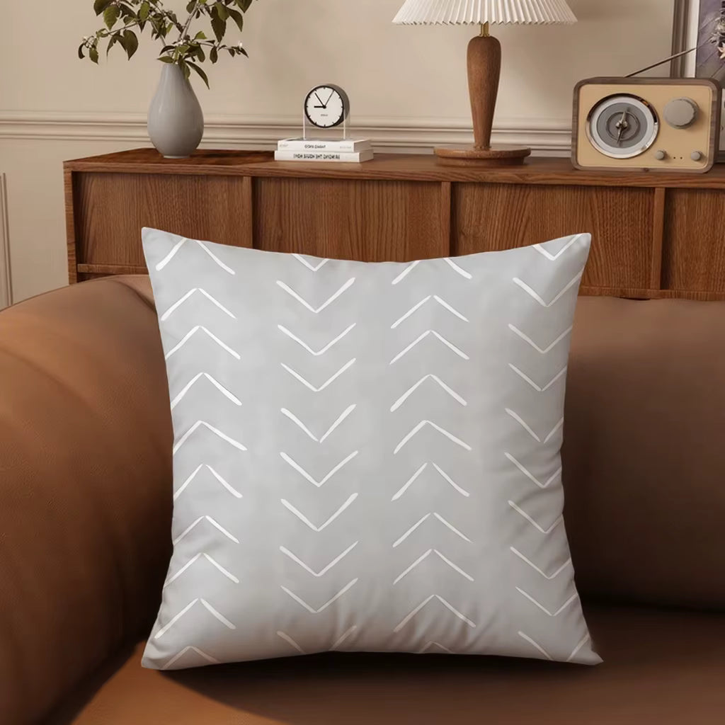 Handmade Geometric Pattern Cushion Cover - Set of 4