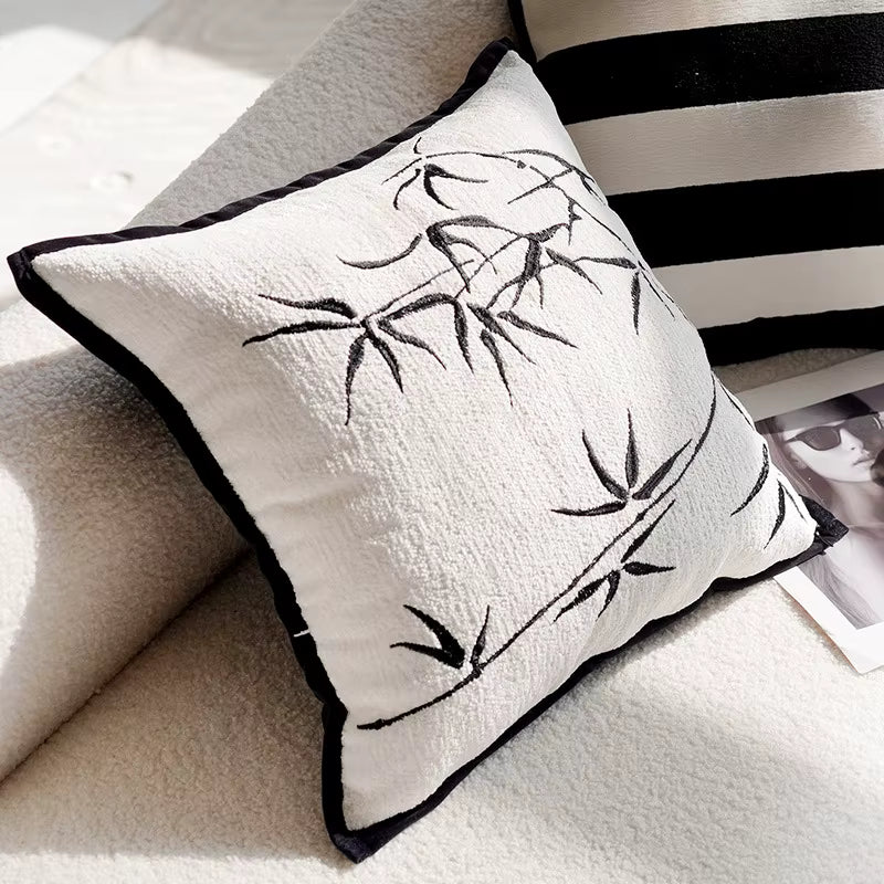 Embroidered Cotton Cushion Cover - Set of 4