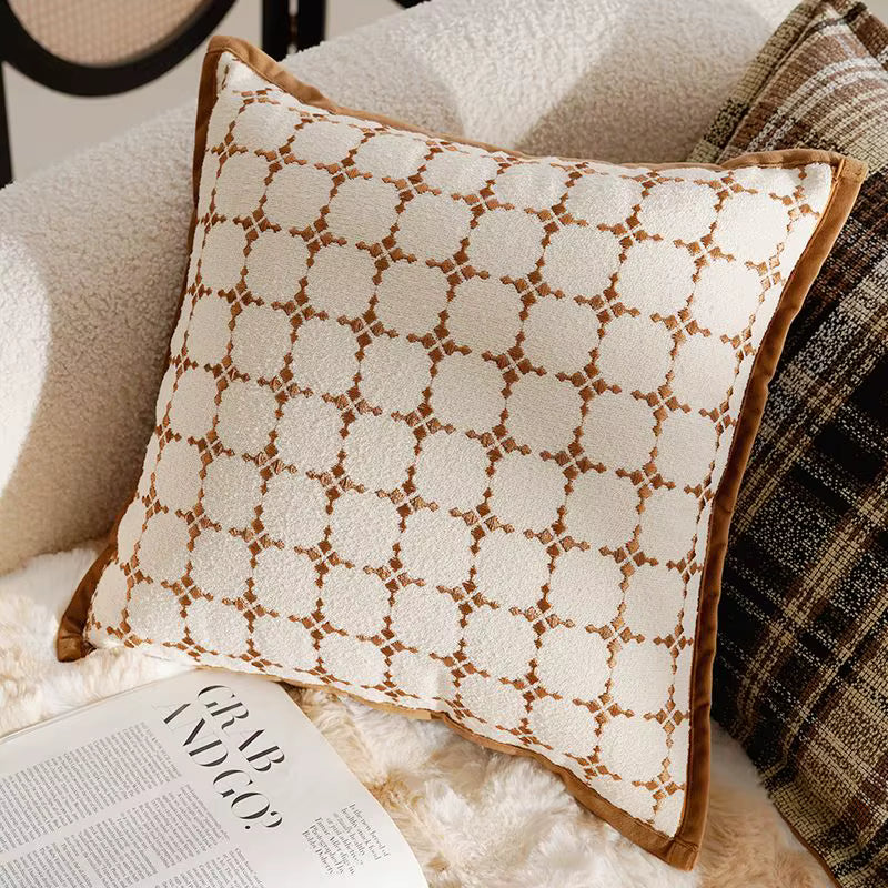 Stamped Fabric Waist Cushion Cover - Set of 2