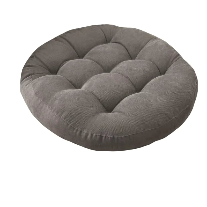 Tufted Corduroy Round Cushion - Set of 2