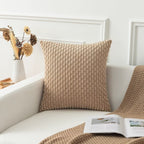 Striped Corduroy Cushion Cover - Set of 2