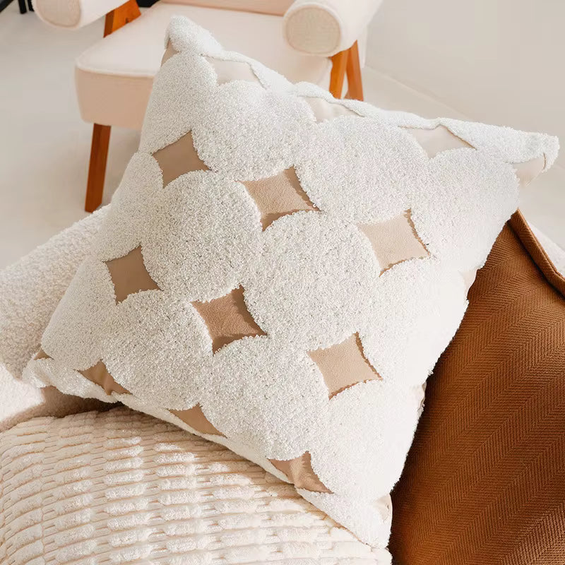 Stamped Fabric Waist Cushion Cover - Set of 2