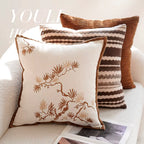 Embroidered Cotton Cushion Cover - Set of 4