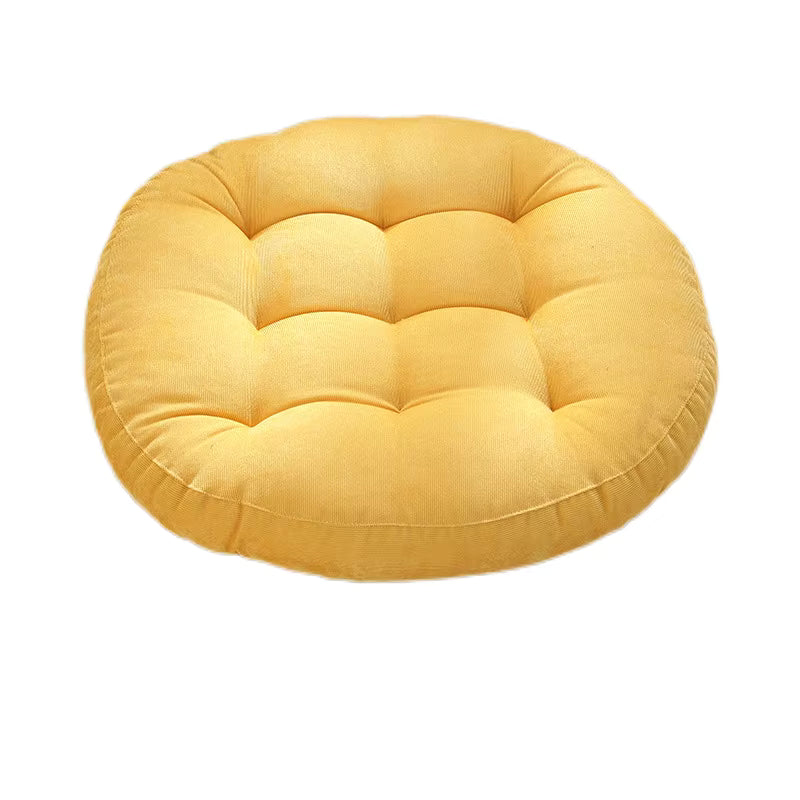 Tufted Corduroy Round Cushion - Set of 2