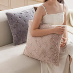 Imitation Rabbit Fur Pillow Cover - Set of 2