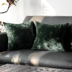 Solid Velvet Cushion Cover - Set of 2