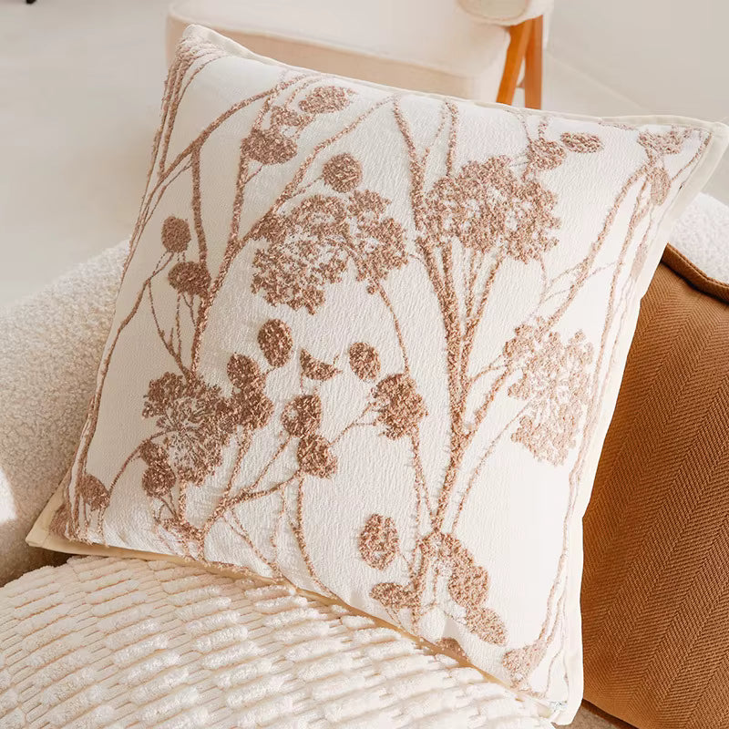 Stamped Fabric Waist Cushion Cover - Set of 2