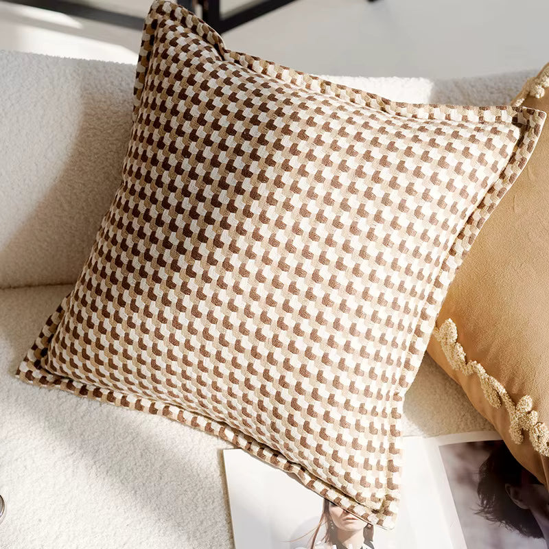 Embroidered Cotton Cushion Cover - Set of 4
