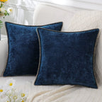 Soft Chenille Cushion Cover - Set of 2