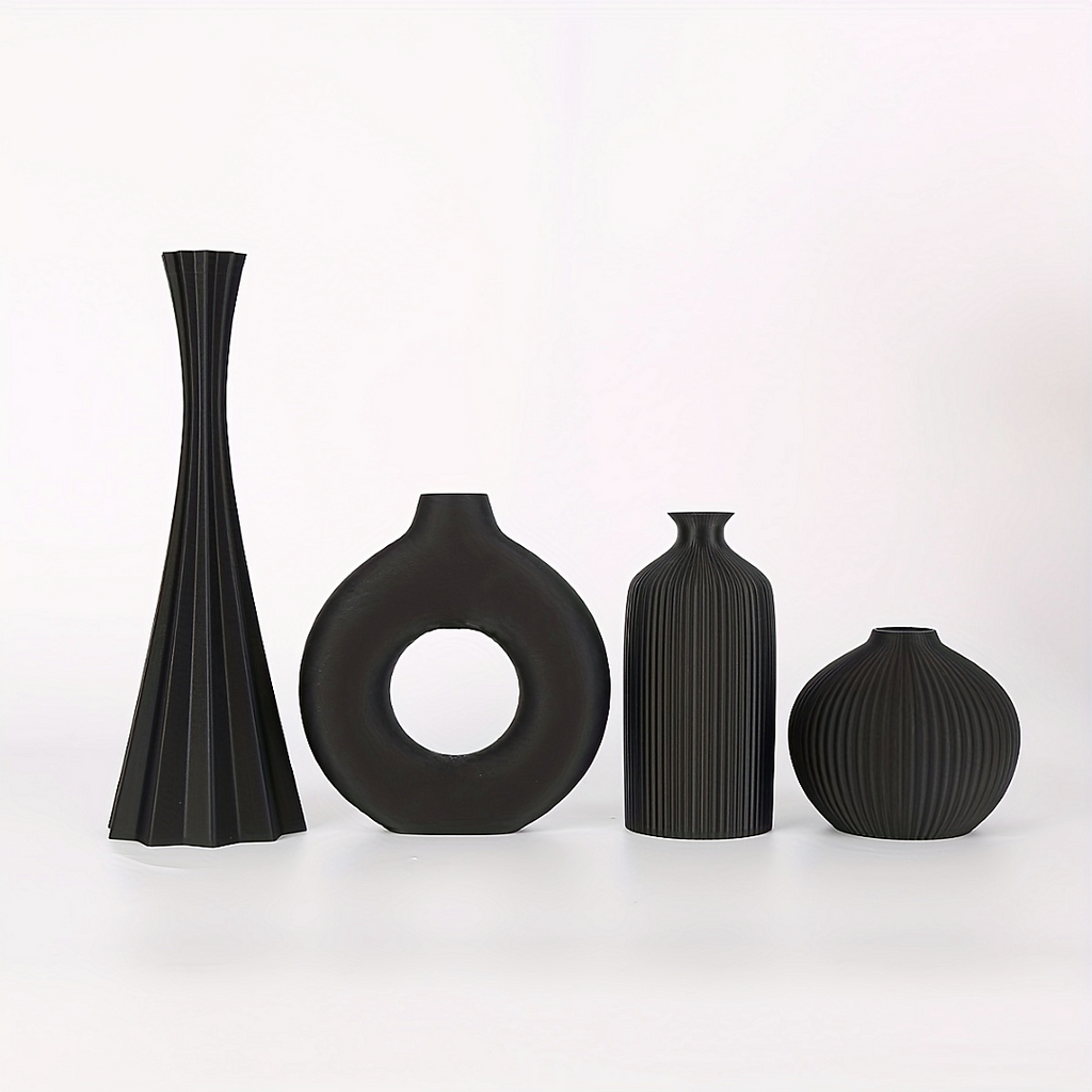 Abstract Sculptural Vase Set