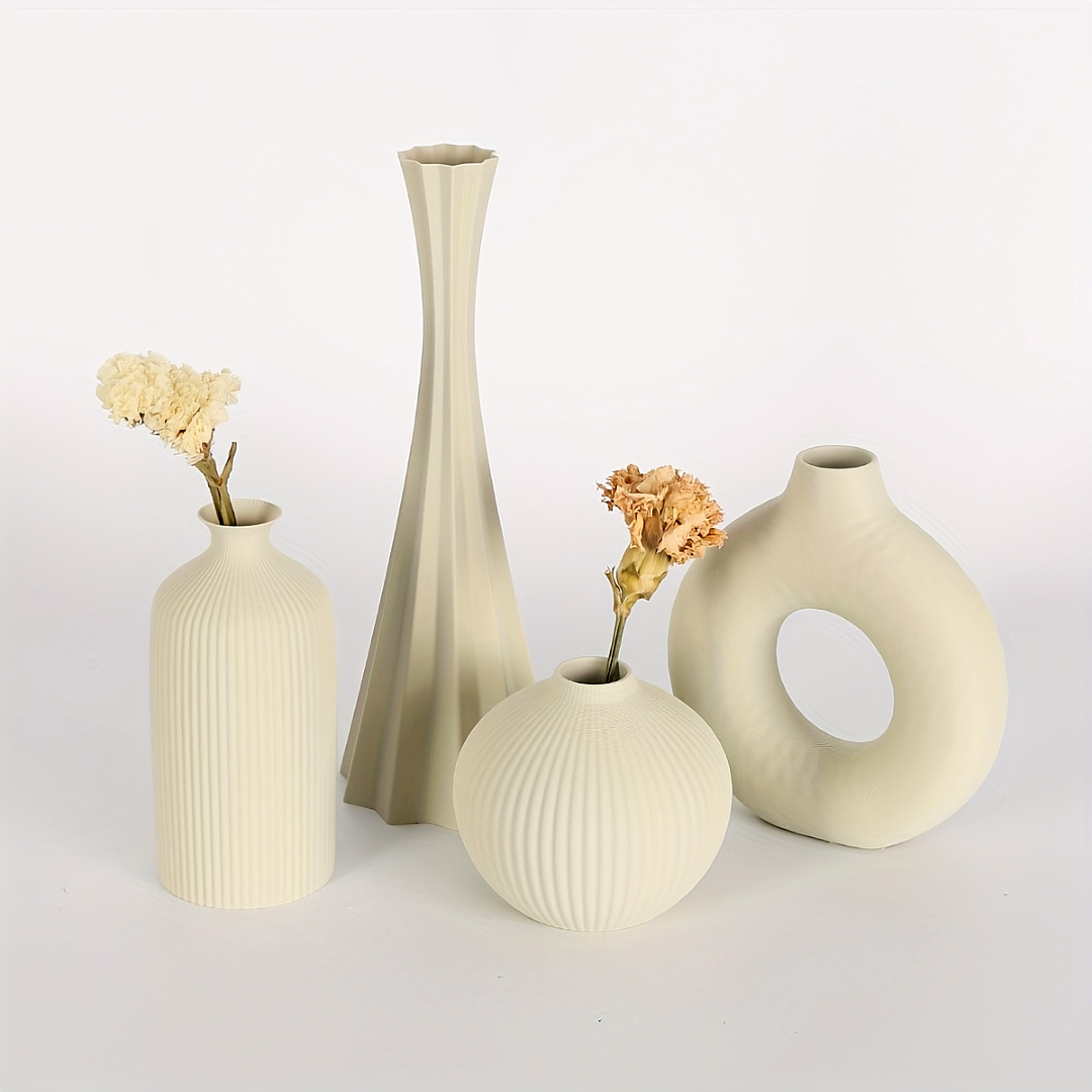 Abstract Sculptural Vase Set