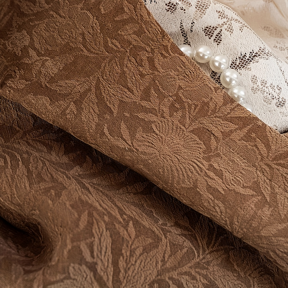 Chenille Jacquard Blackout Curtain