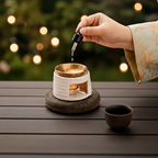Ceramic Oil Burner & Incense Diffuser Set
