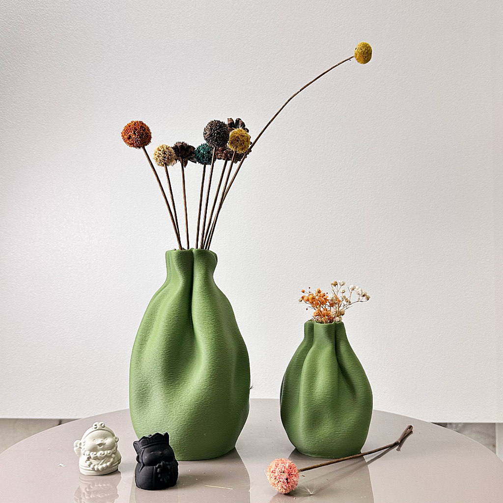Soft Fold Sculptural Vase