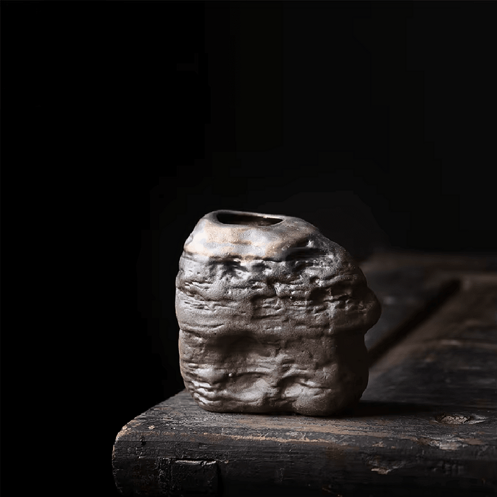 Textured Ceramic Vase Set