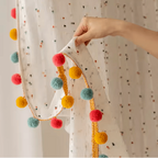 Retro Cotton Linen Sheer Curtains