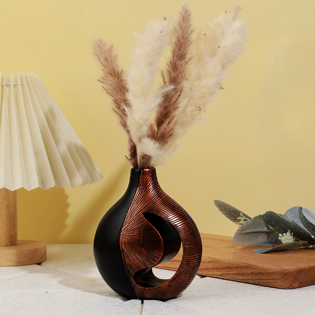 Resin Crescent Shape Vase