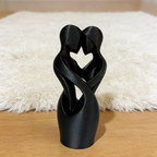 Connected Hearts Couple Sculpture