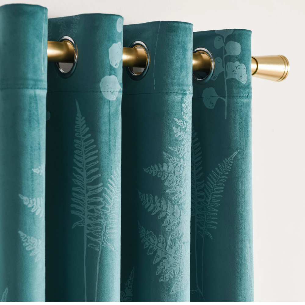 Velvet Blackout Curtain Panel