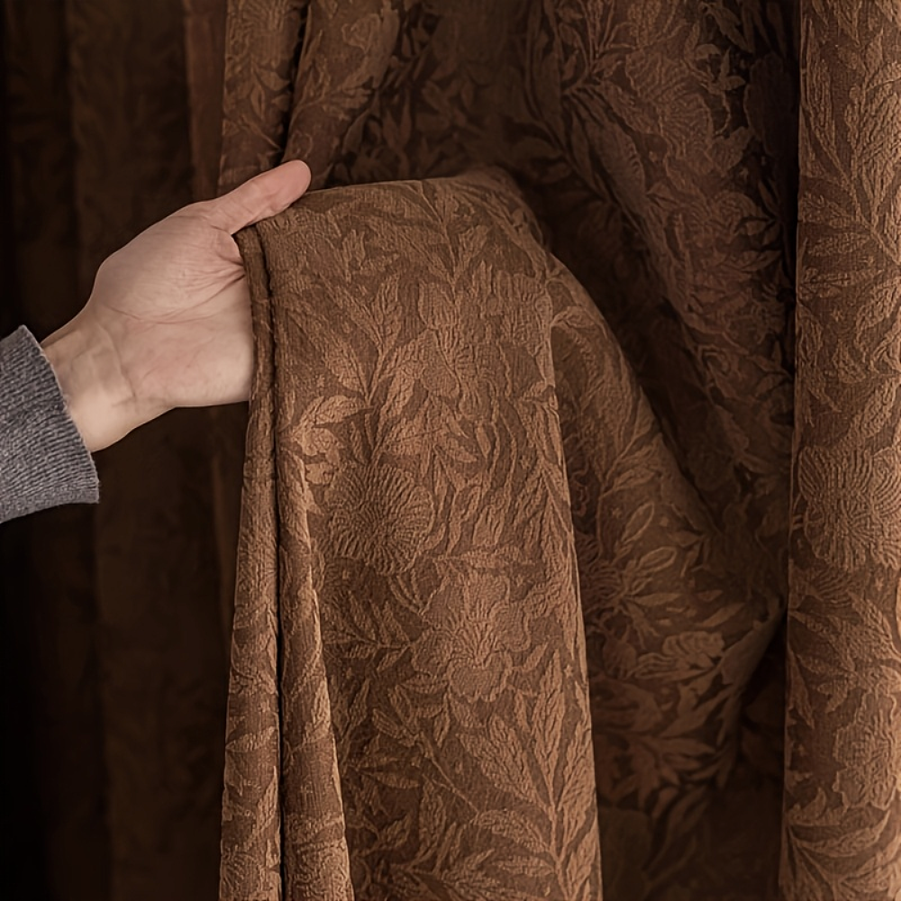 Chenille Jacquard Blackout Curtain