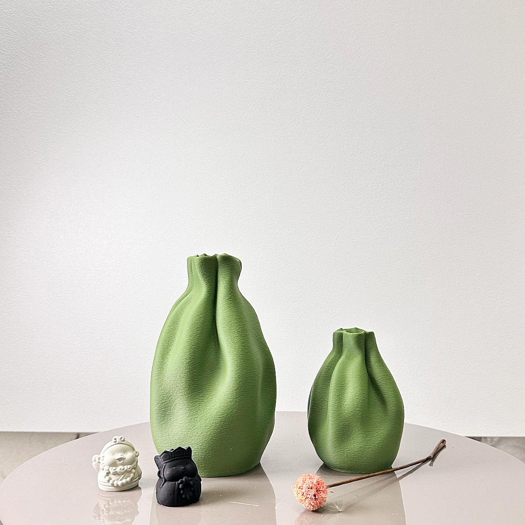 Soft Fold Sculptural Vase