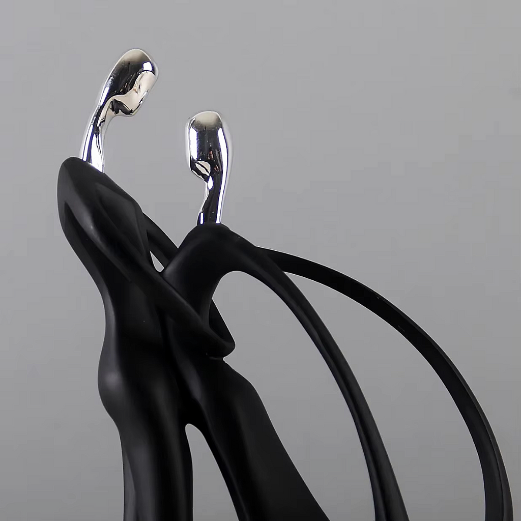 Amour Dancing Couple Sculpture