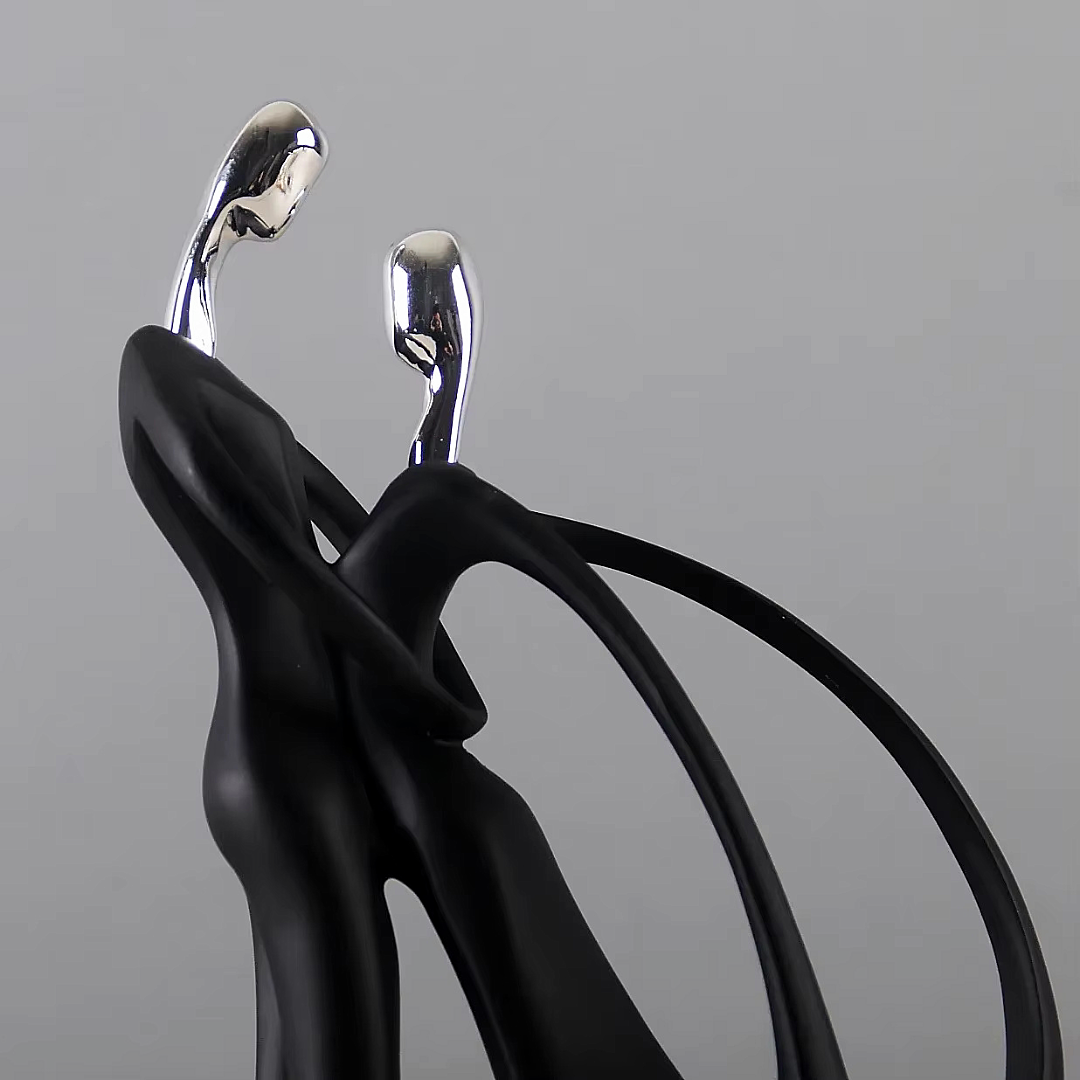 Amour Dancing Couple Sculpture
