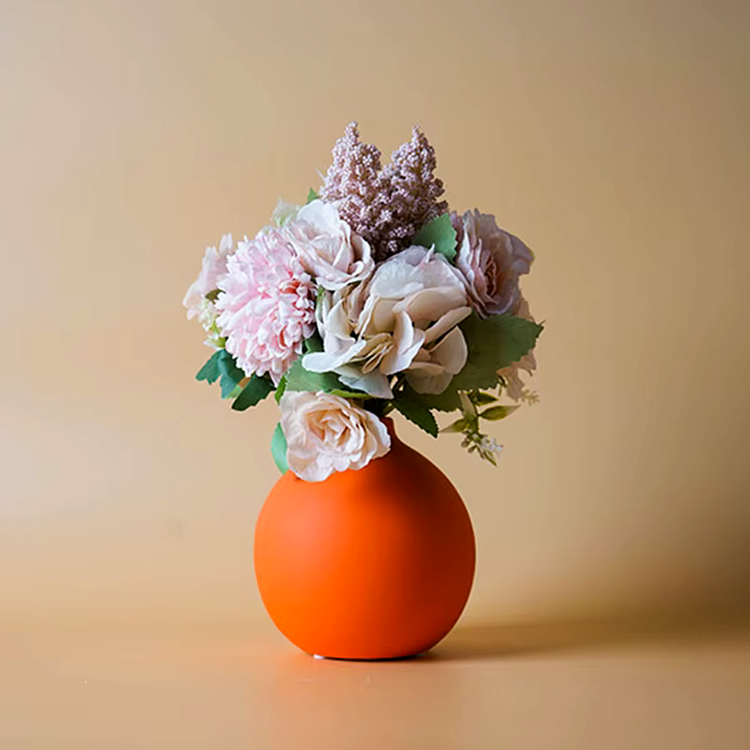 Minimal Ceramic Bottle Vase