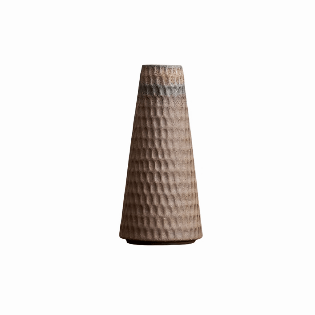 Hand-Textured Ceramic Vases