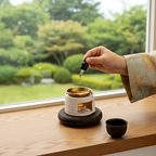 Ceramic Oil Burner & Incense Diffuser Set