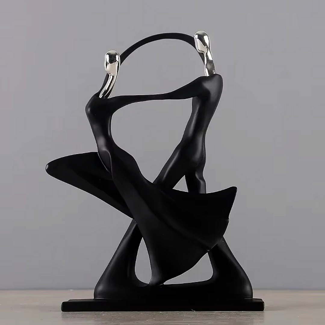 Amour Dancing Couple Sculpture