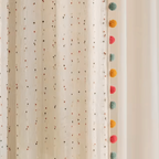 Retro Cotton Linen Sheer Curtains