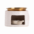 Ceramic Oil Burner & Incense Diffuser Set