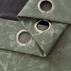 Green Grass Pattern Blackout Curtain