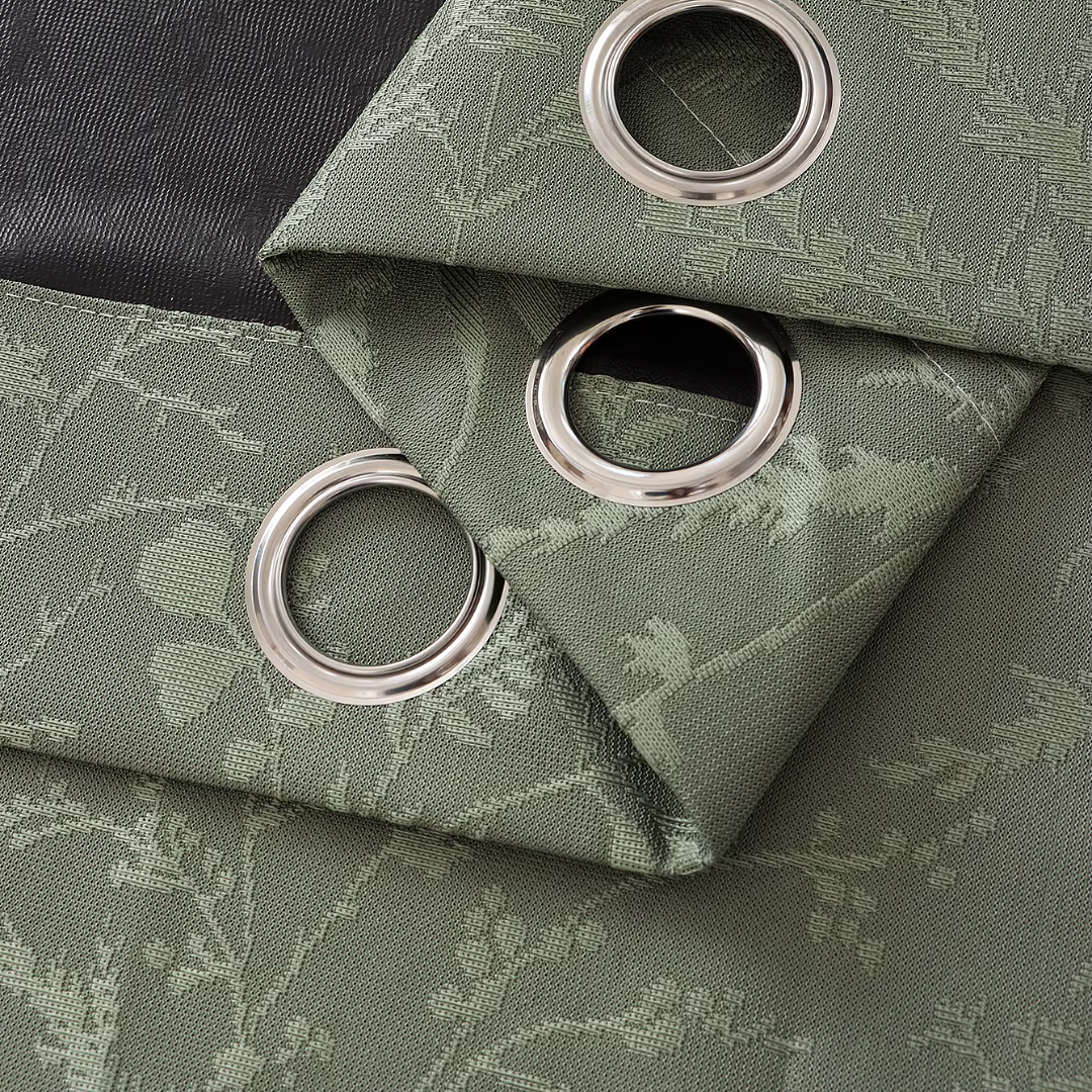 Green Grass Pattern Blackout Curtain