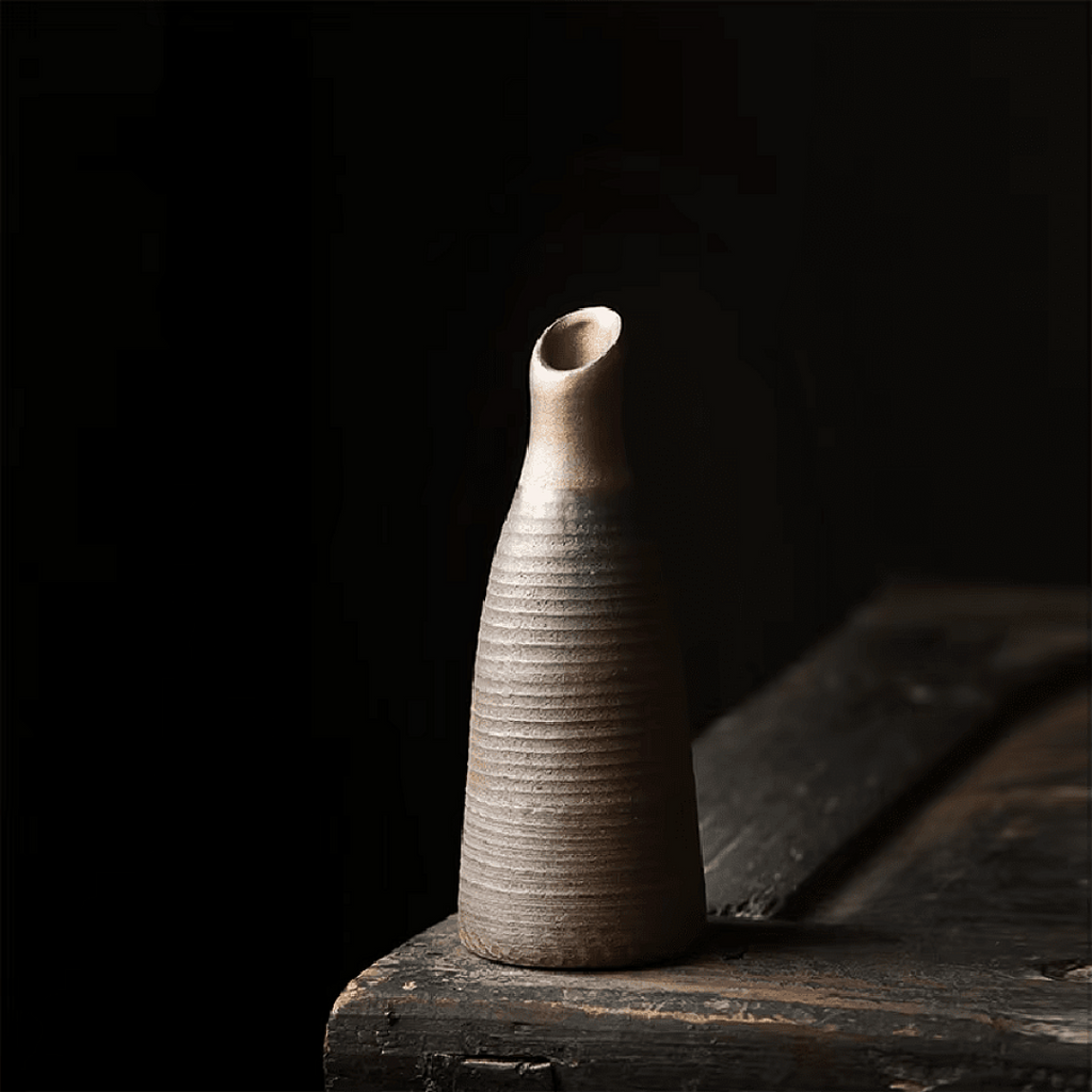 Textured Ceramic Vase Set