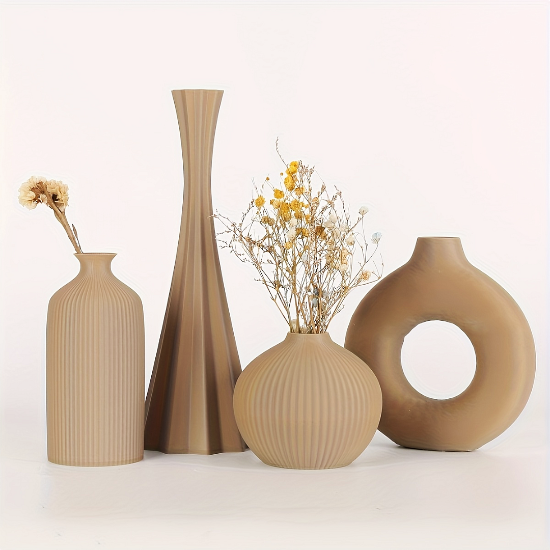 Abstract Sculptural Vase Set