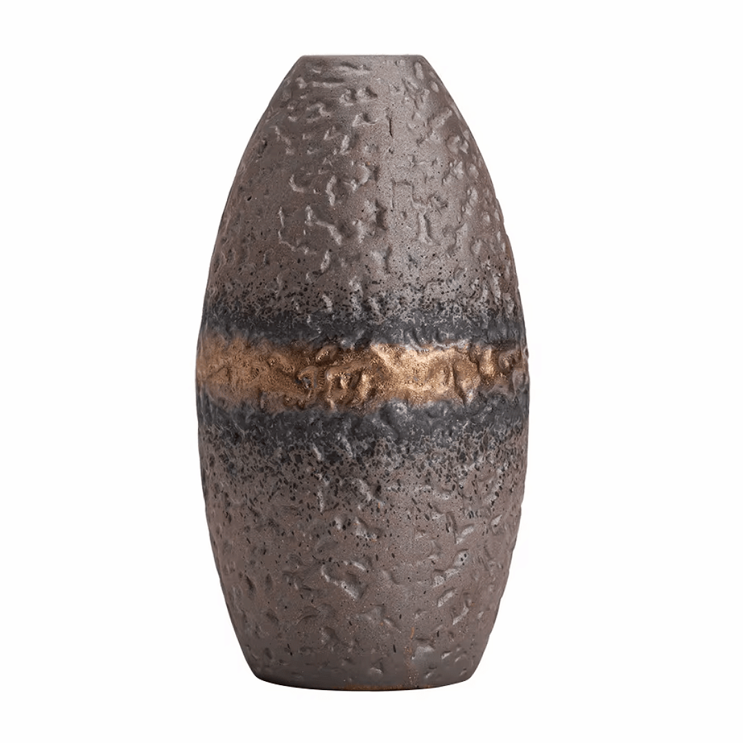 Hand-Textured Ceramic Vases