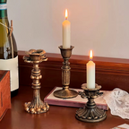 Bronze Resin Taper Candle Holder
