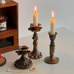 Bronze Resin Taper Candle Holder